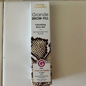 Grande Cosmetics Brow-Fill volumizing Brow Gel in Dark